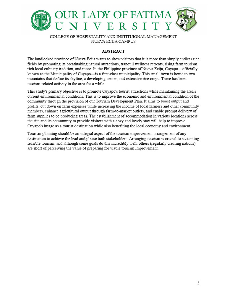 Promoting Cuyapo's Tourism Potential | PDF | Social Media | Popular ...