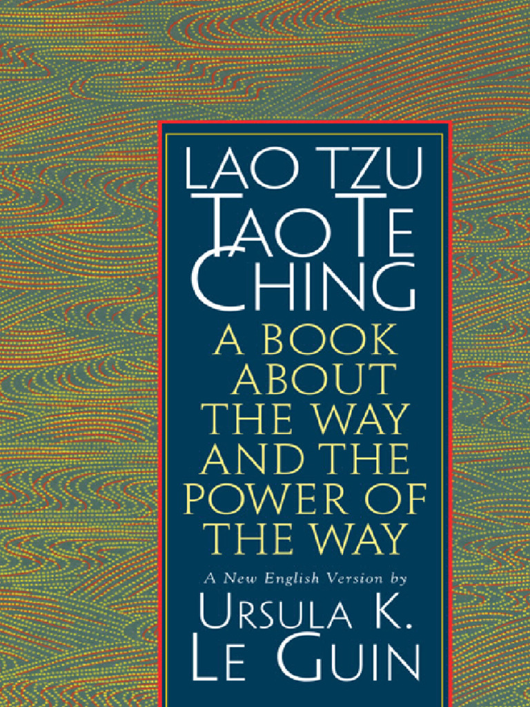 Lao Tzu Tao Te Ching Book Pdf