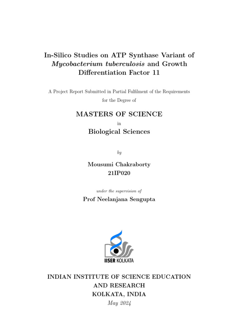 Master Thesis-2 | PDF | Proteins | Docking (Molecular)