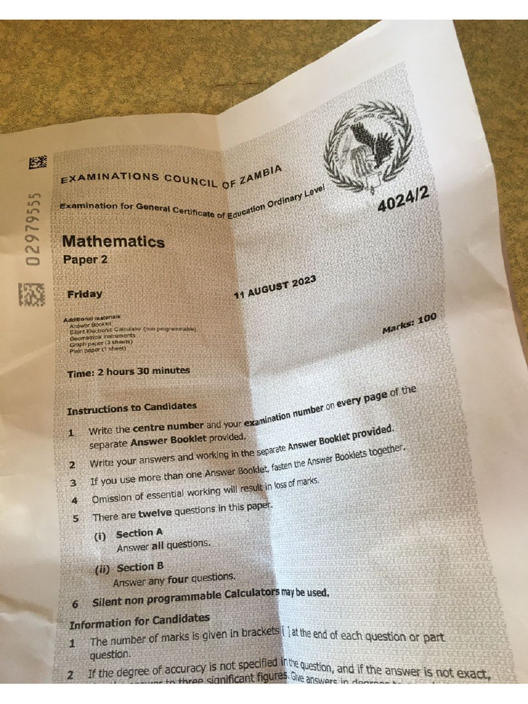 Mathematics 2023 Pdf
