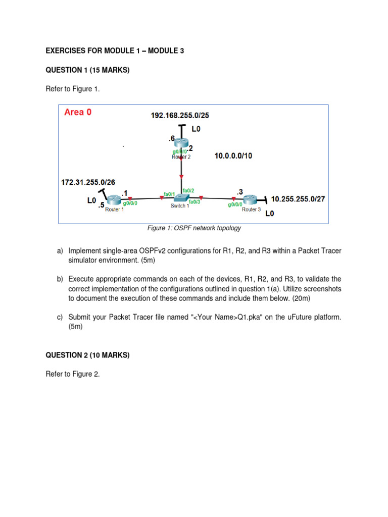 Exercise For Module 1-3 | PDF | Computers