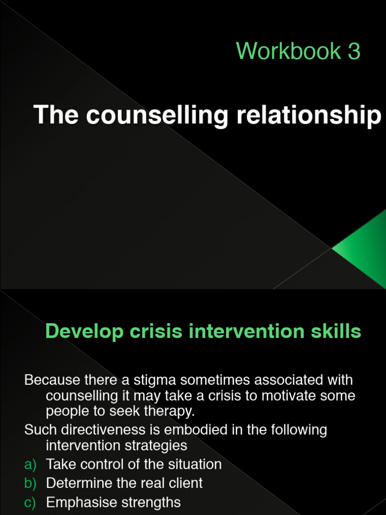 Enhancing the Counselling Relationship | PDF | Psychotherapy | Feeling