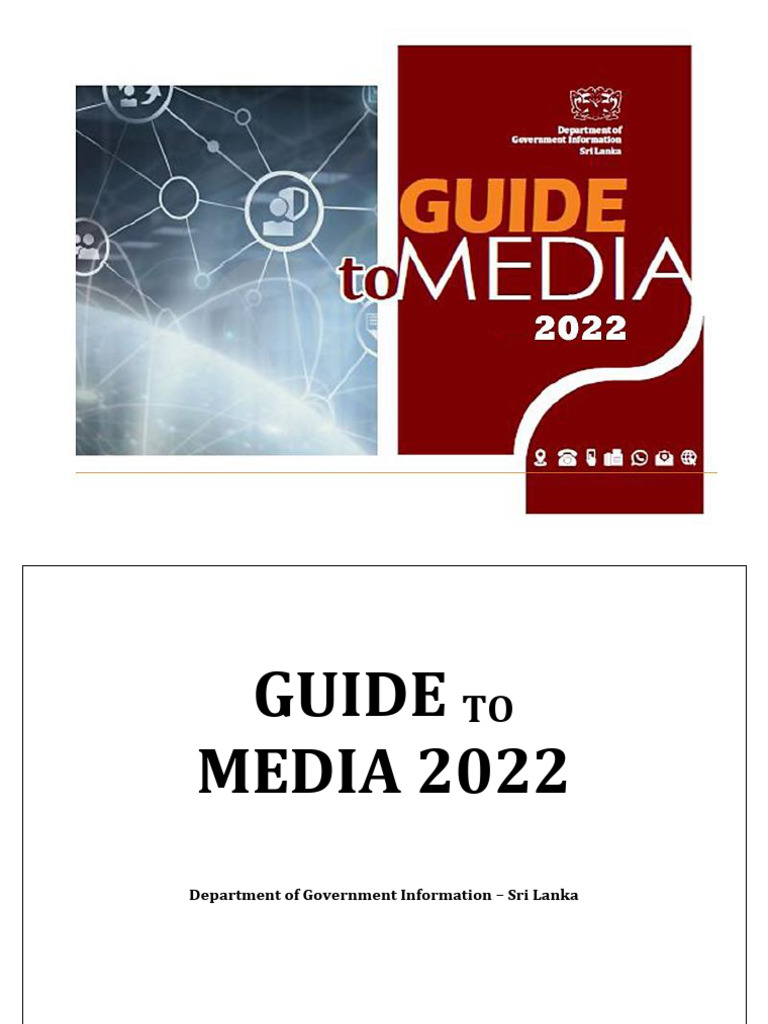 Media Guide 2022 - Sri Lanka | PDF | Sri Lanka