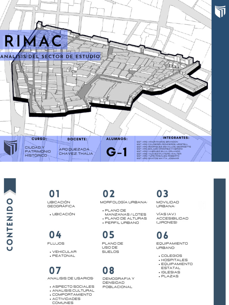 Taller 7 Analisis Urbanistico Rimac - Plan Master | PDF | Herida | Clima