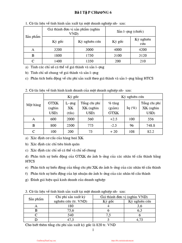 Nguyen-Ly-Thong-Ke-Kinh-Te - Bt-Chuong-6 - (Cuuduongthancong - Com) | PDF