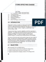 Unit 2: Factors Affecting Change: Structure