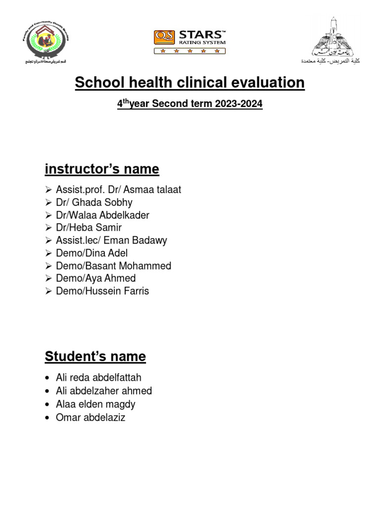 Health Education Cover PDF
