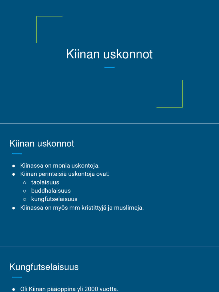 Kiinan Uskonnot PDF