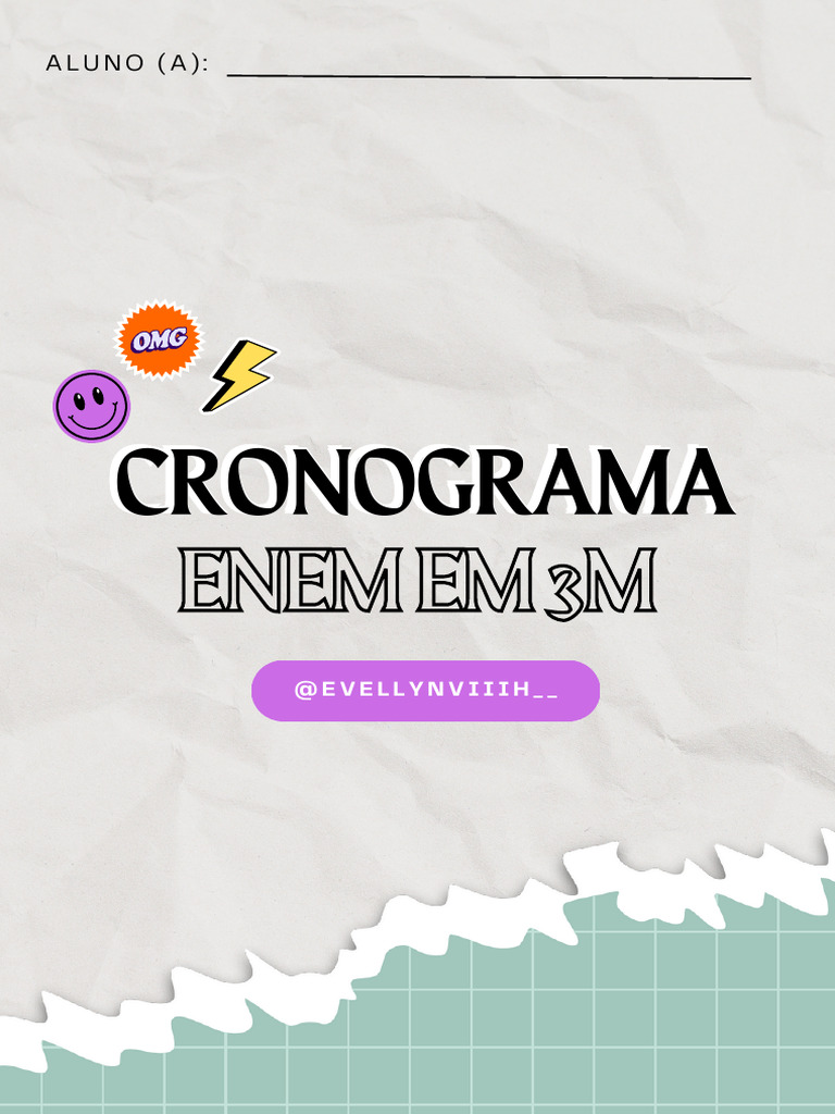 Cronograma de Estudos para o ENEM | PDF | Trigonometria | Química