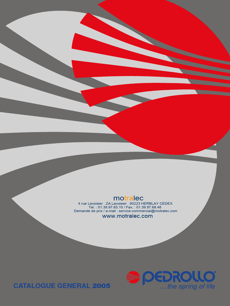 Pedrollo Catalogue Complet | PDF | Pompe | Business