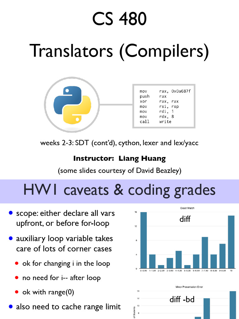 CS 480 Translators (Compilers) | PDF | Parsing | Computer Programming