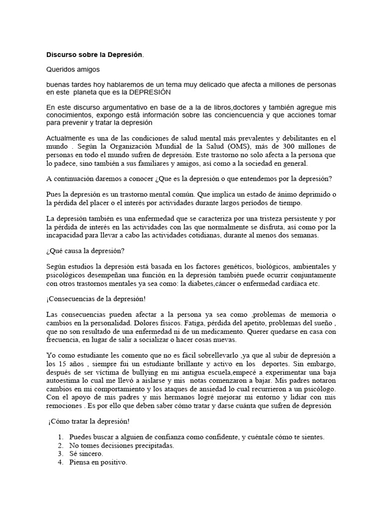 Cómo prevenir y tratar la depresión | PDF | Trastorno depresivo mayor ...