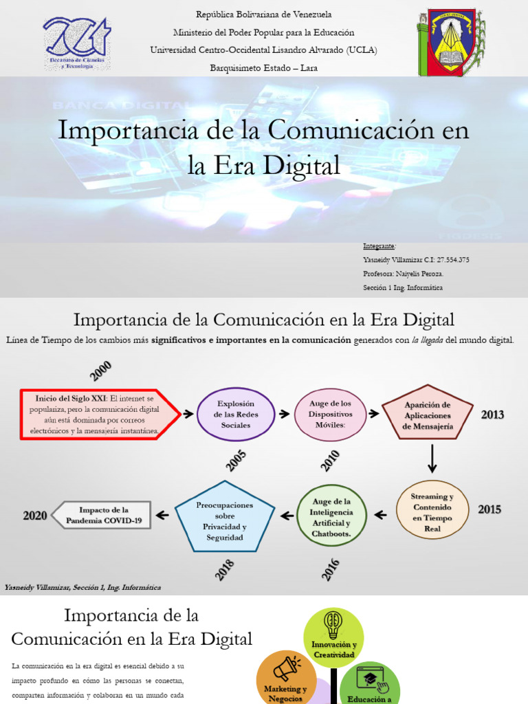 Importancia de La Comunicación en La Era Digital | PDF | Internet ...