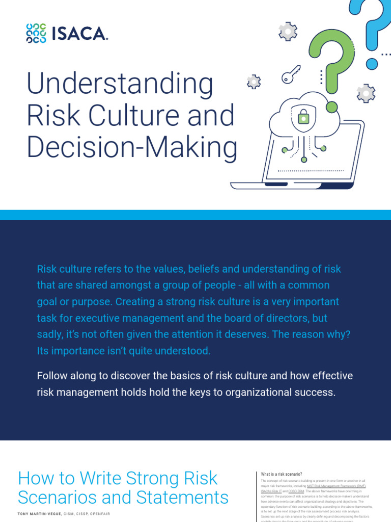 Risk Culture and Decision-Making Insights | PDF | Risk | Computer Security