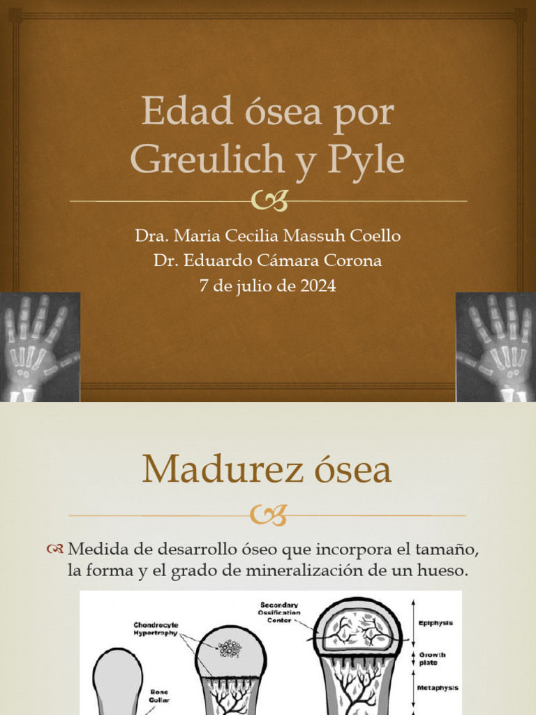 Edad Ósea GP | PDF | Hueso | Sistema esquelético