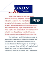 Roger Gary Ruff Draft