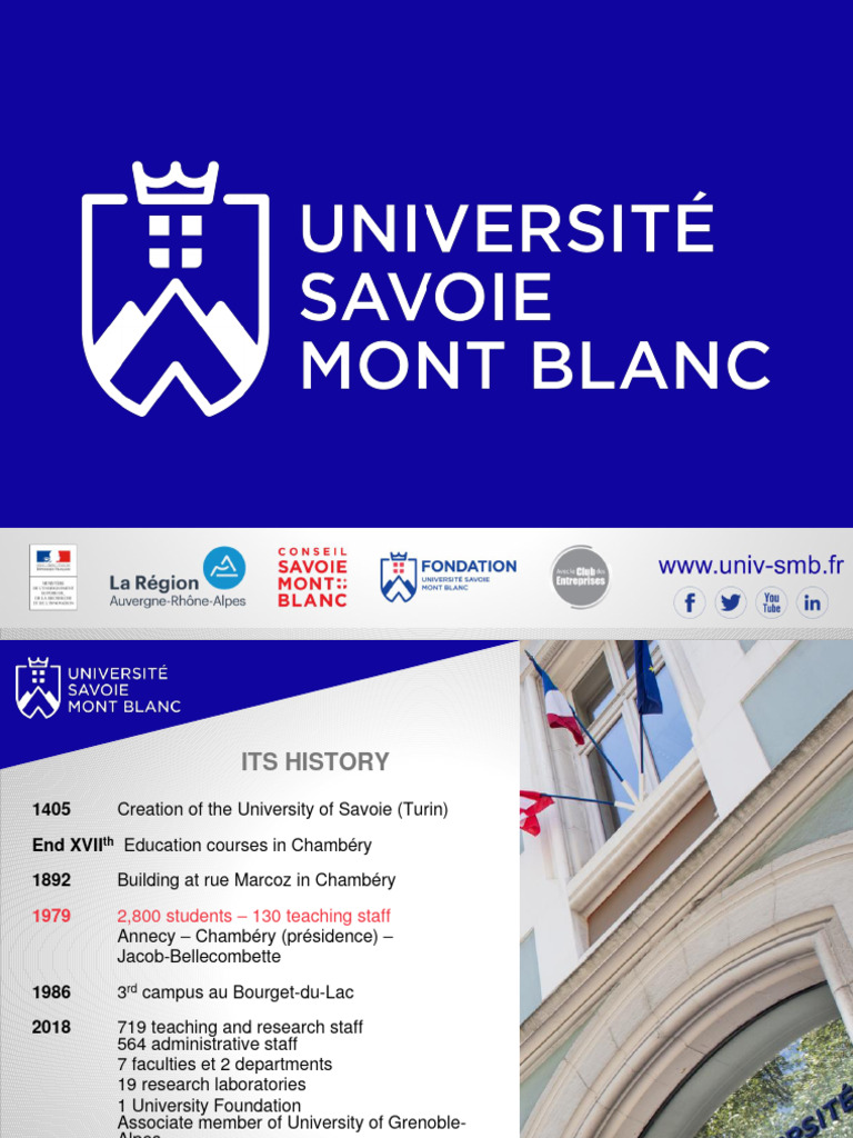 Universite Savoie Mont Blanc 2019 - English | PDF | Academic Degree ...