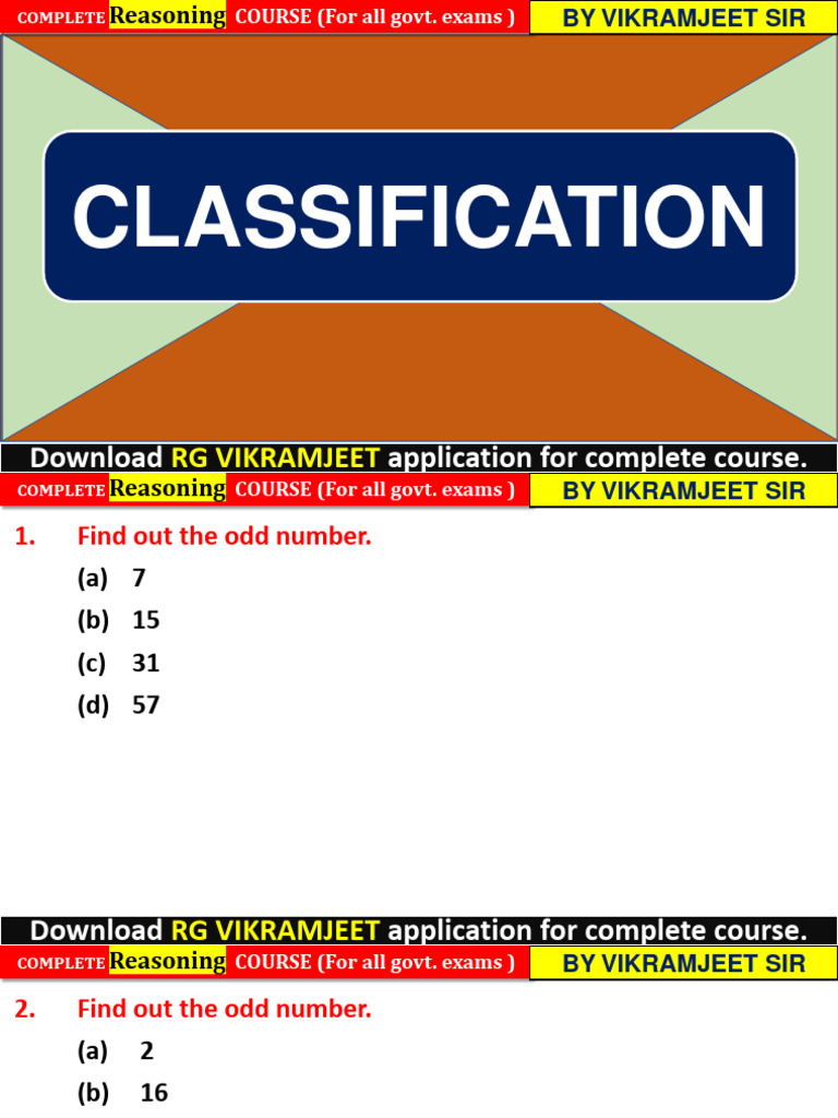 25 CLASSIFICATION EXAMPLES 2026 visual data 5