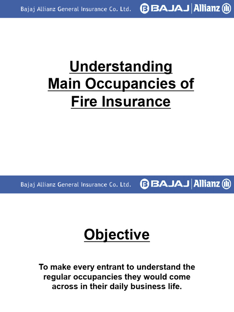 Main Occupancies in Fire Insurance | PDF | Lumber | Brick