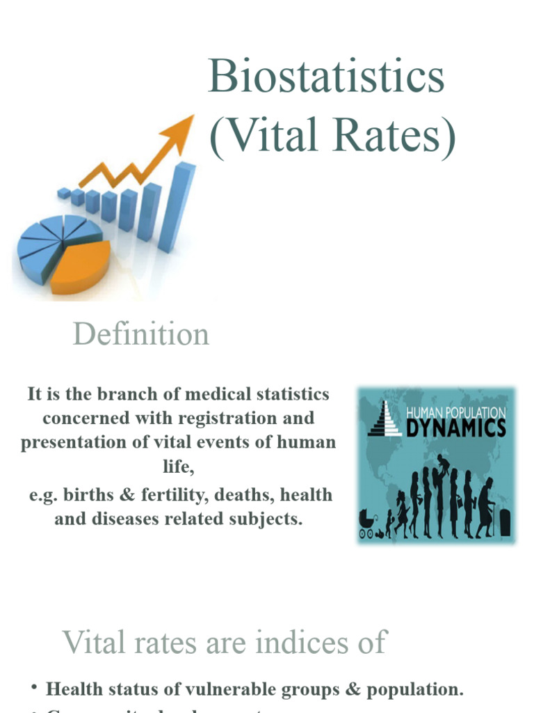 Vital Rates | PDF | Mortality Rate | Infant Mortality