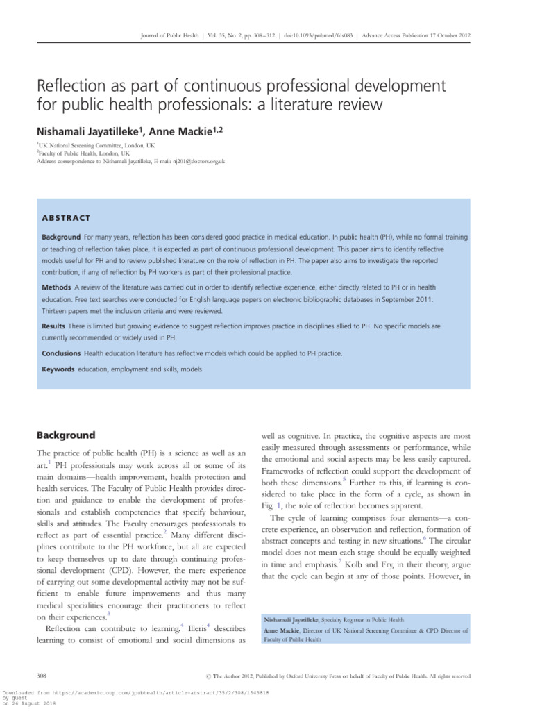 Reflective Management All 3 Docs Pdf Reflective Practice Experience