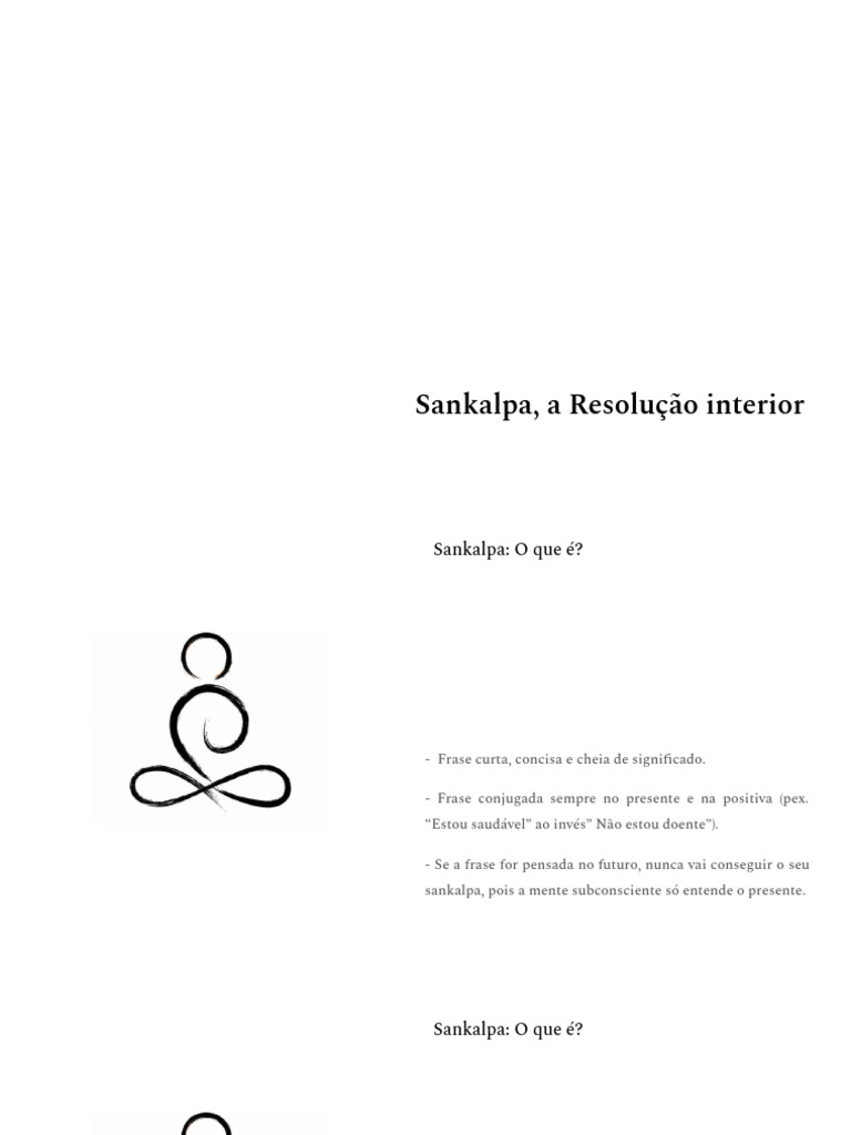 Exemplos e Significado de Sankalpa | PDF | Autoajuda