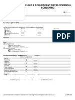 Developmental Screeningform 1