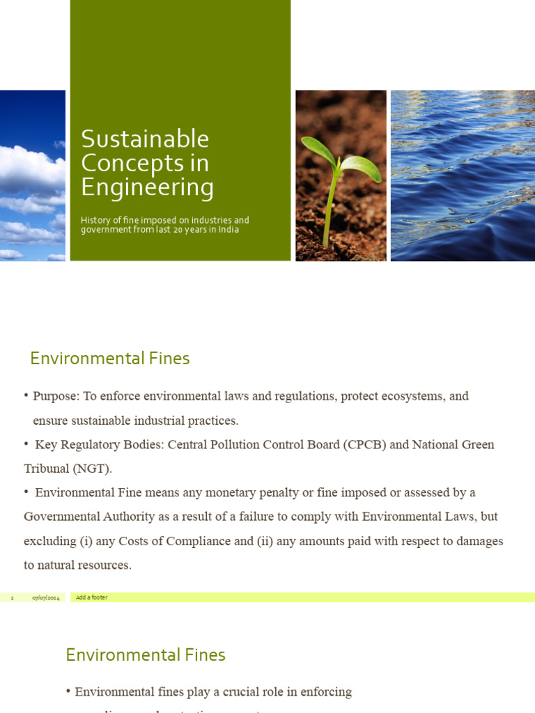 Sustainable Concepts in Engineering | PDF | Environmental Law ...