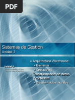 3.2 Arquitectura Data Warehouse