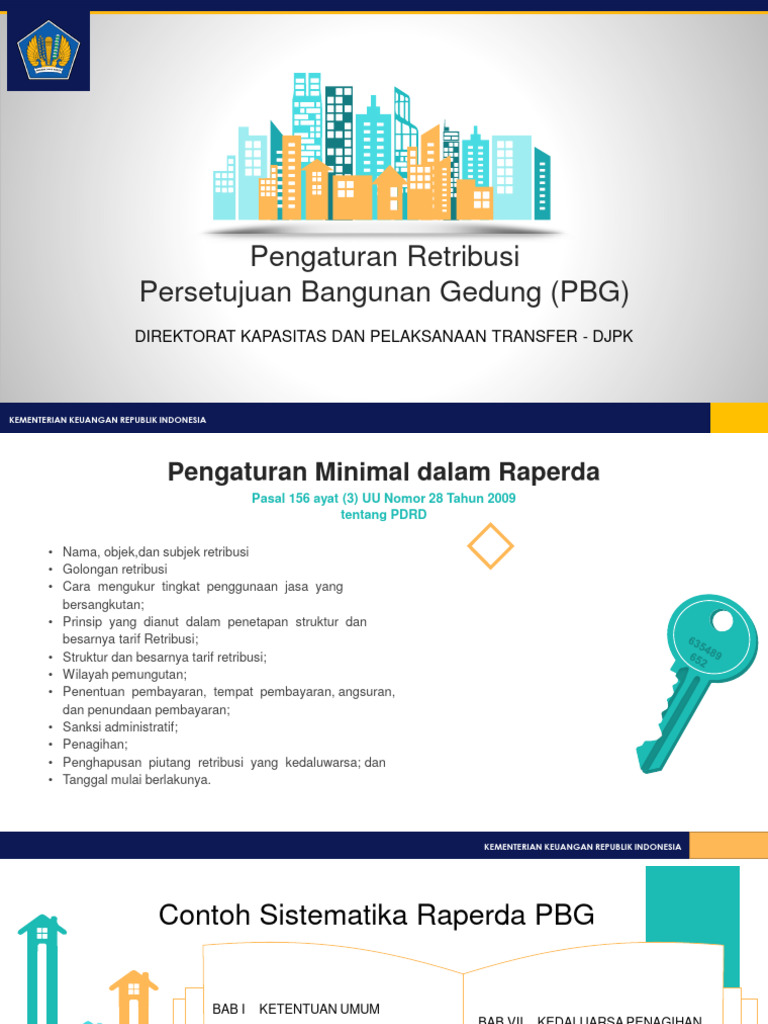 Cara Pembayaran Retribusi PBG | PDF