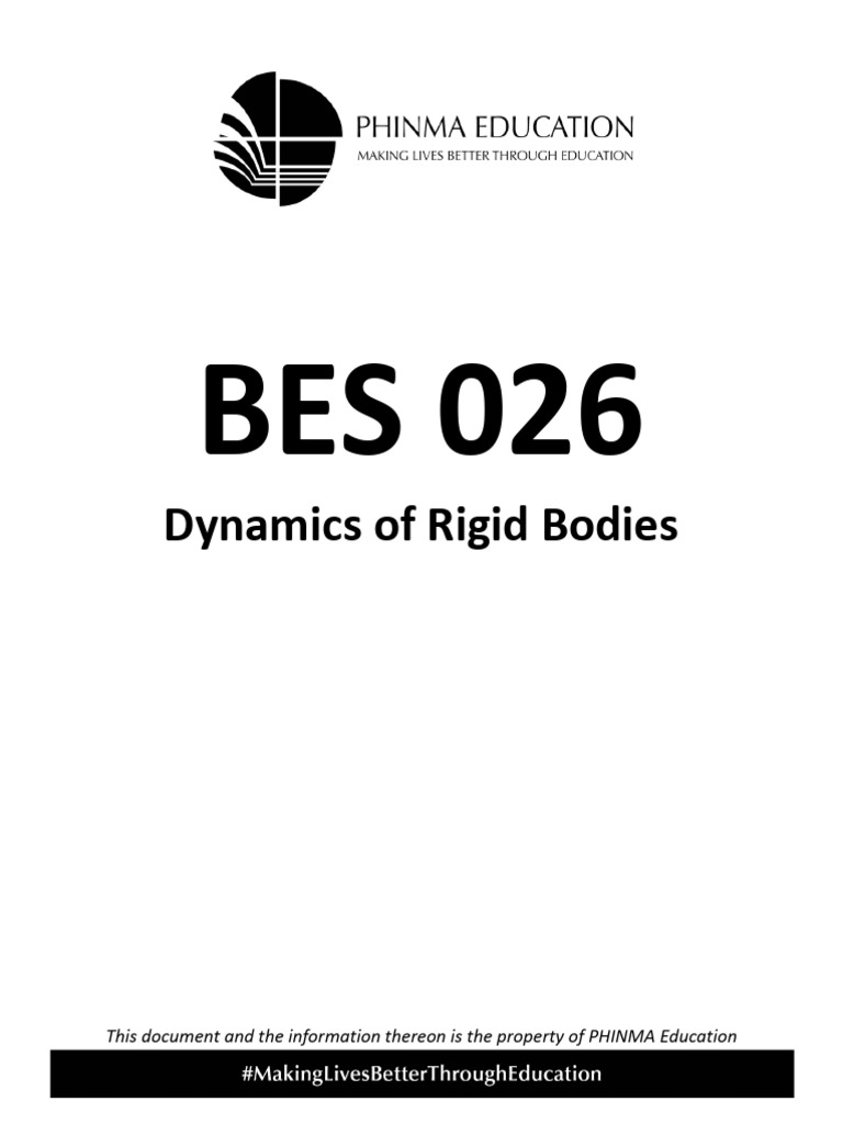 Dynamics of Rigid Bodies Syllabus | PDF | Acceleration | Force
