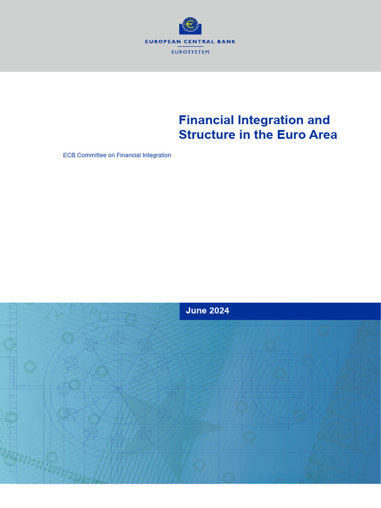 Euro Area Financial Integration Report | PDF | European Central Bank | Euro