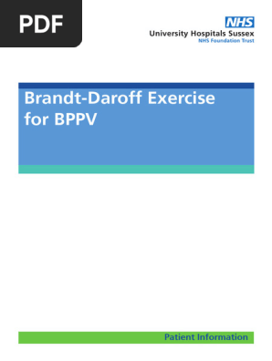 For Brandt Daroff Exercise Pictures For Each Step Of Vertigo