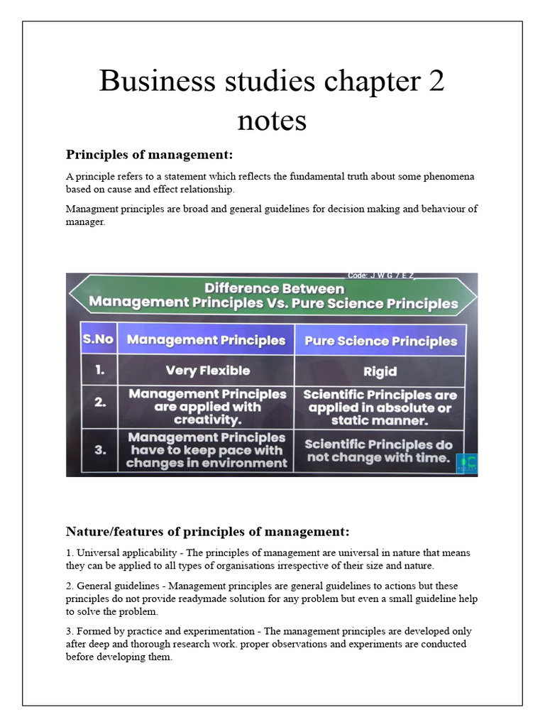 Principles of Management Overview | PDF | Employment | Labour Economics