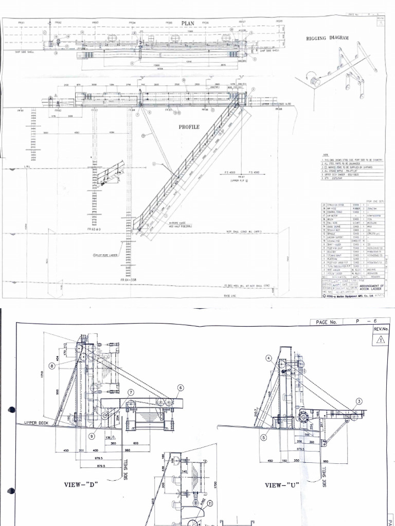Accommodation Ladder Diagram | PDF