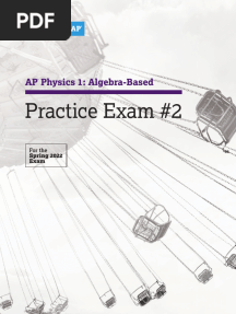 AP Physics 1 Practice Exam #2 For The 2022 Exam