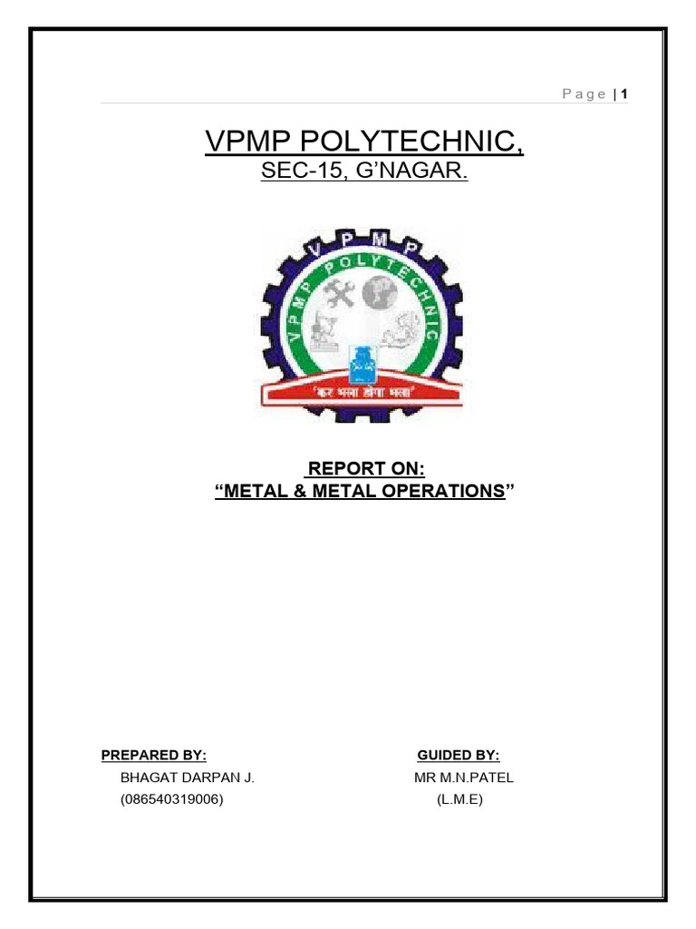 VPMP Polytechnic | PDF | Printing | Lithography