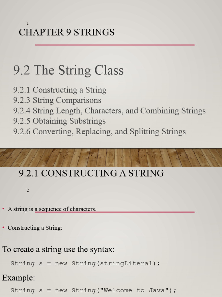 Java String Class Overview and Methods | PDF | String (Computer Science ...