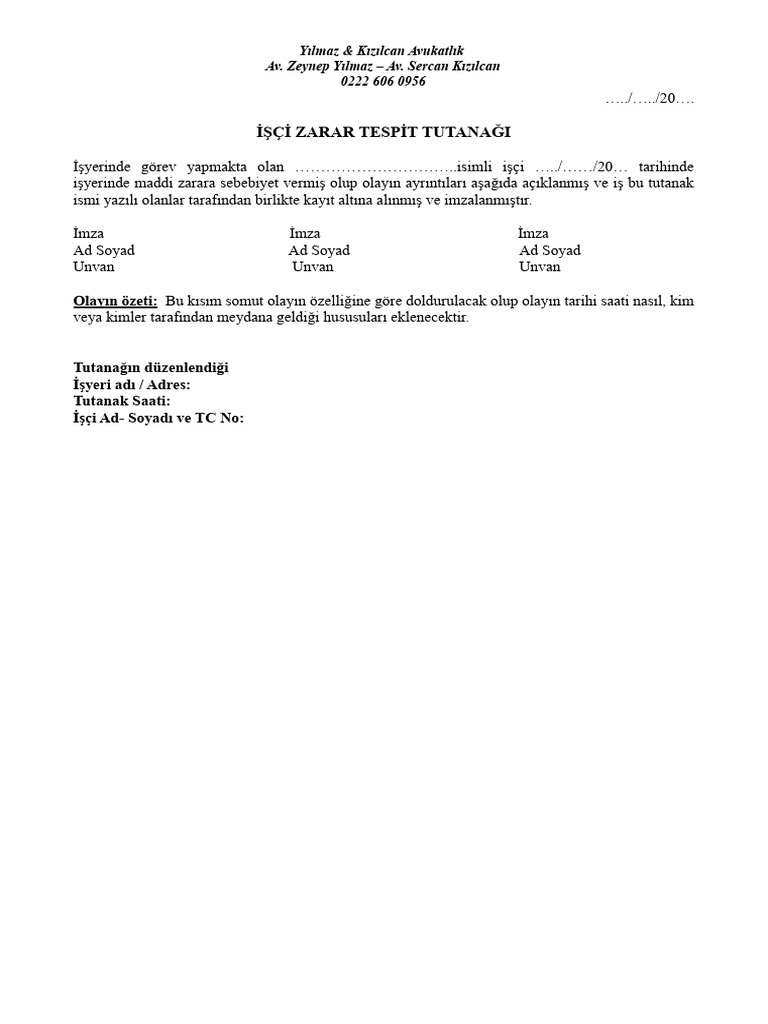 isci-zarar-tespit-tutanak-ornegi-pdf