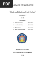 Download Makalah Etika Profesi by Tienz Poenya SN74855578 doc pdf