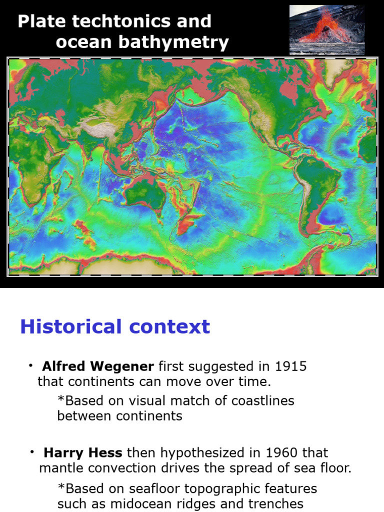 Plate Tectonics and Ocean Bathymetry Insights | PDF | Travel