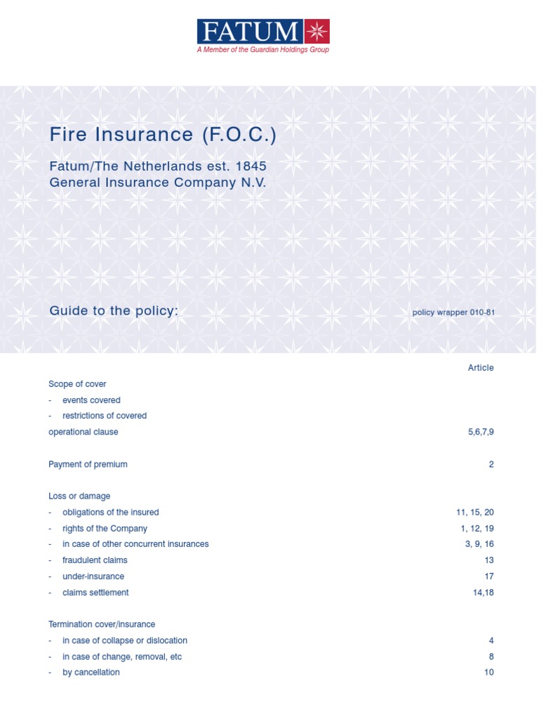 2287 07 Fire Insurance 1 A4 | PDF | Arbitral Tribunal | Insurance