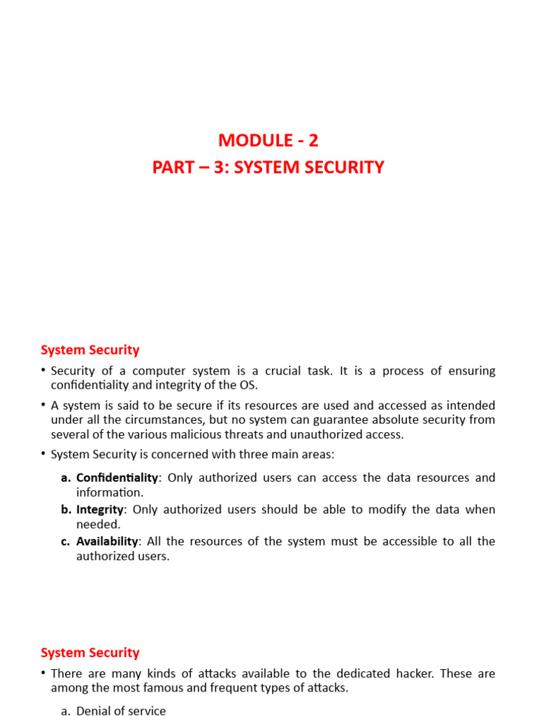 Essential Computer System Security Tips | PDF | Computer Security ...