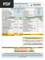 Motor Insurance Premium Breakdown | PDF | Insurance | Audi