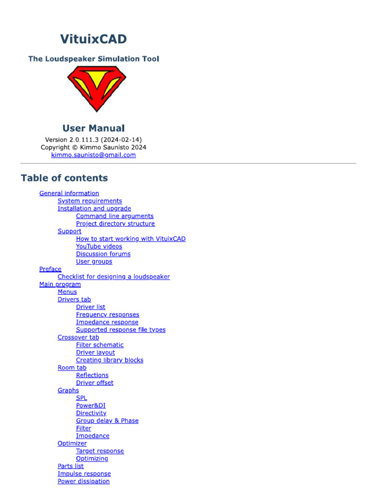 VirtuixCAD Manual | PDF
