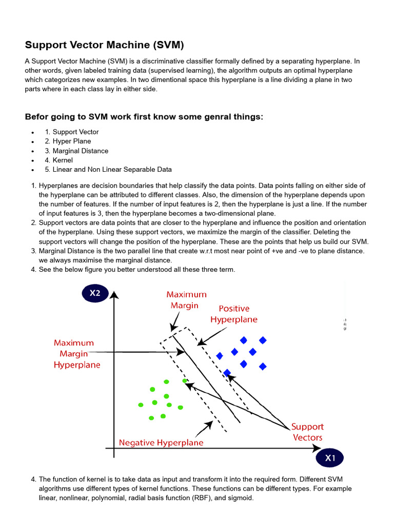 06 Support - Vector - Machine | PDF | Support Vector Machine | Applied ...