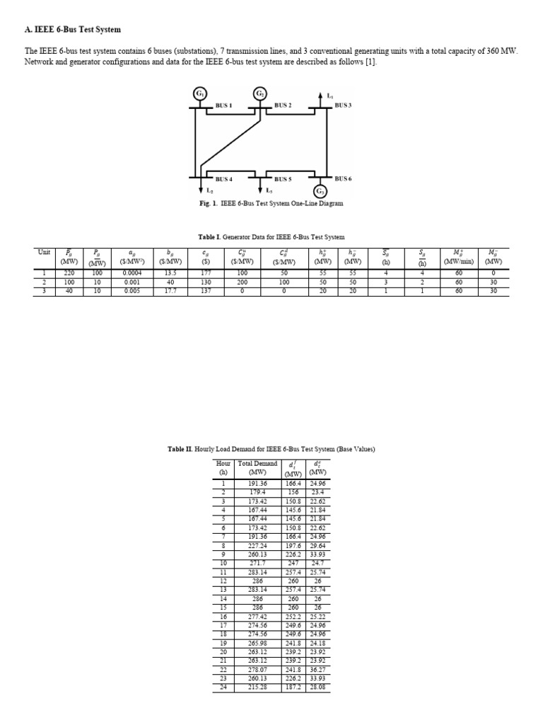 IEEE Test Systems Overview and Data | PDF | Watt | Electrical Substation