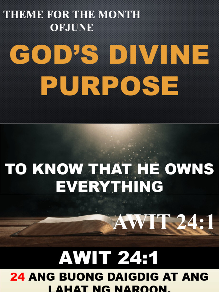 2to Know That HE Owns Everything PDF