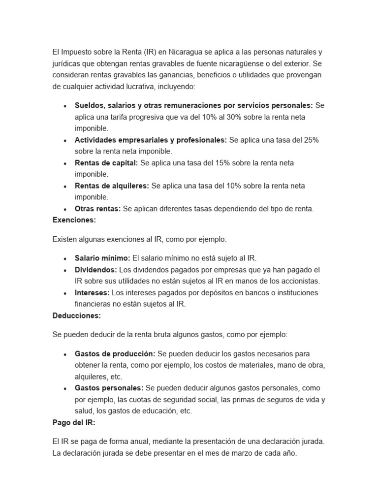 Documento | PDF | Impuesto al valor agregado | Impuesto sobre la renta
