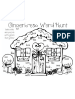 Gingerbread House Word Hunt